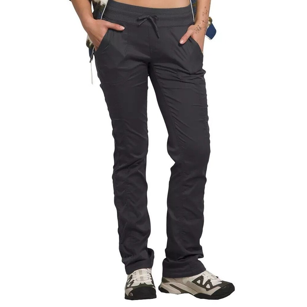 The NORTH FACE Women's Aphrodite Pants Medium Black Ruched Hiking Activewear